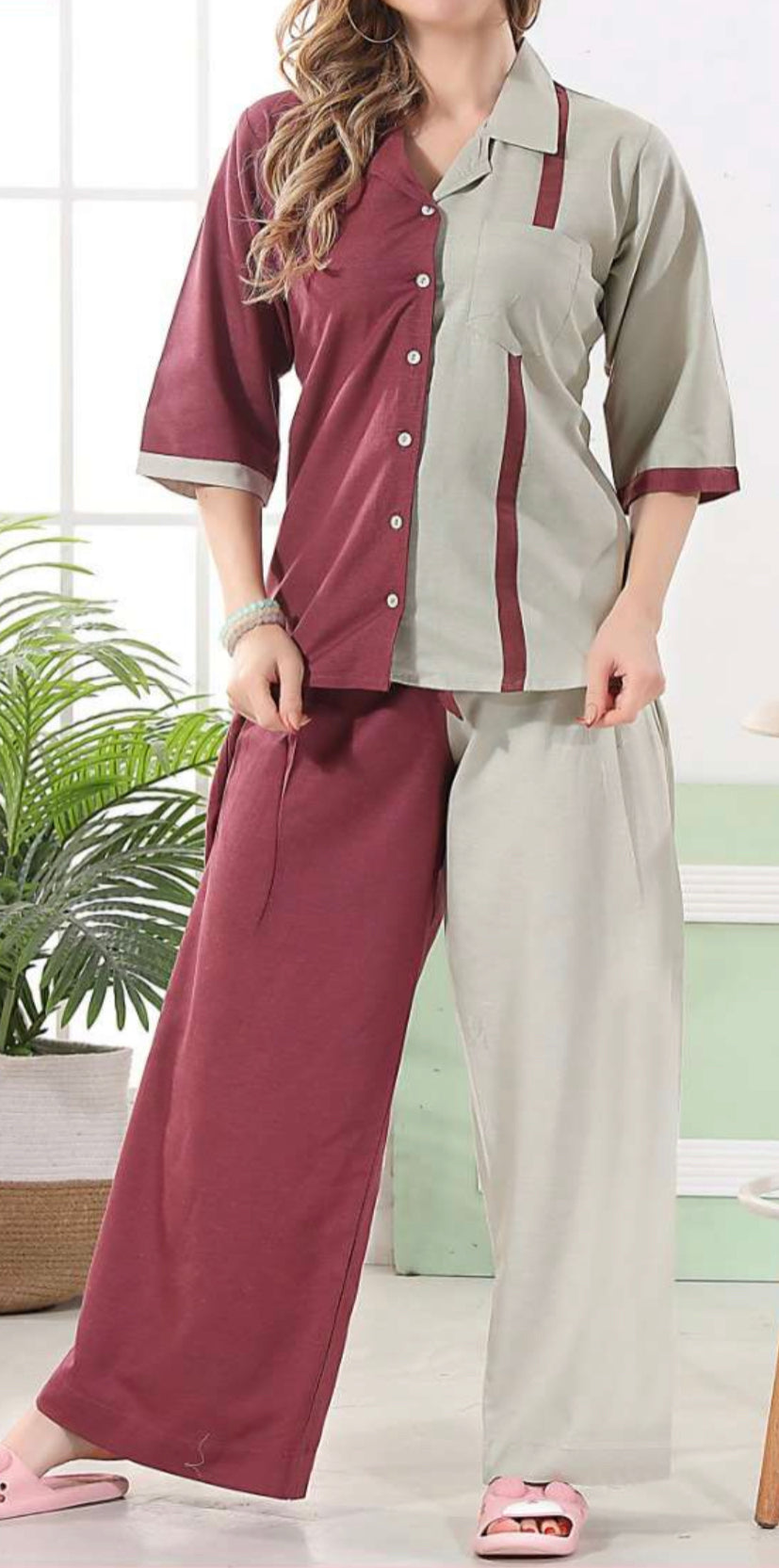 Linen Lounge wear q435a