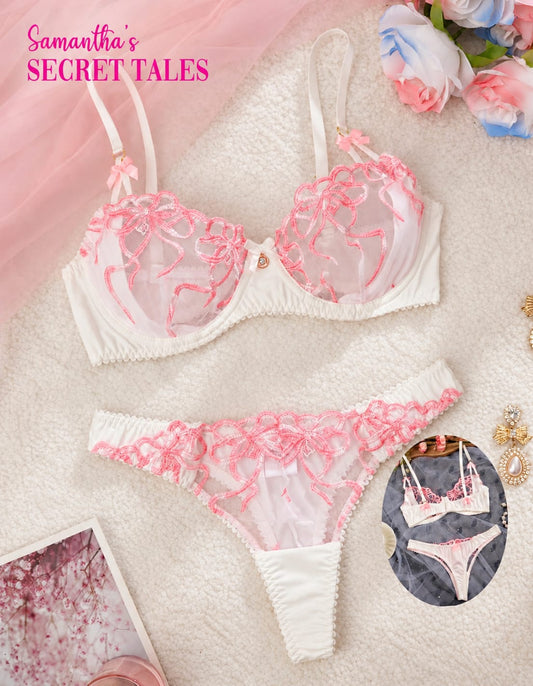 Floral Lace Lingerie Set