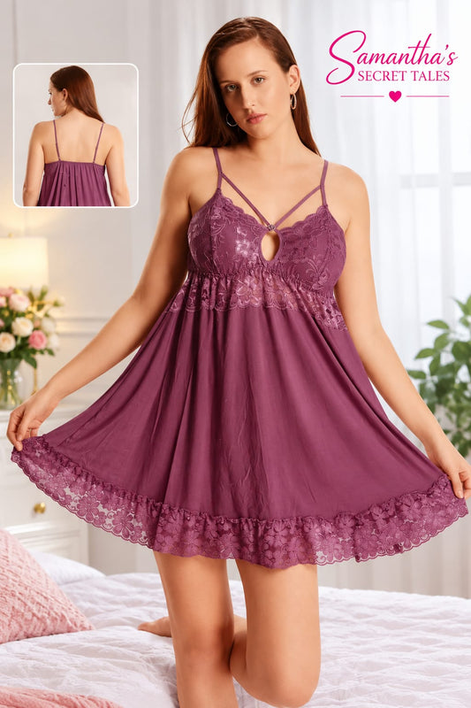 Lace Babydoll Nightdress