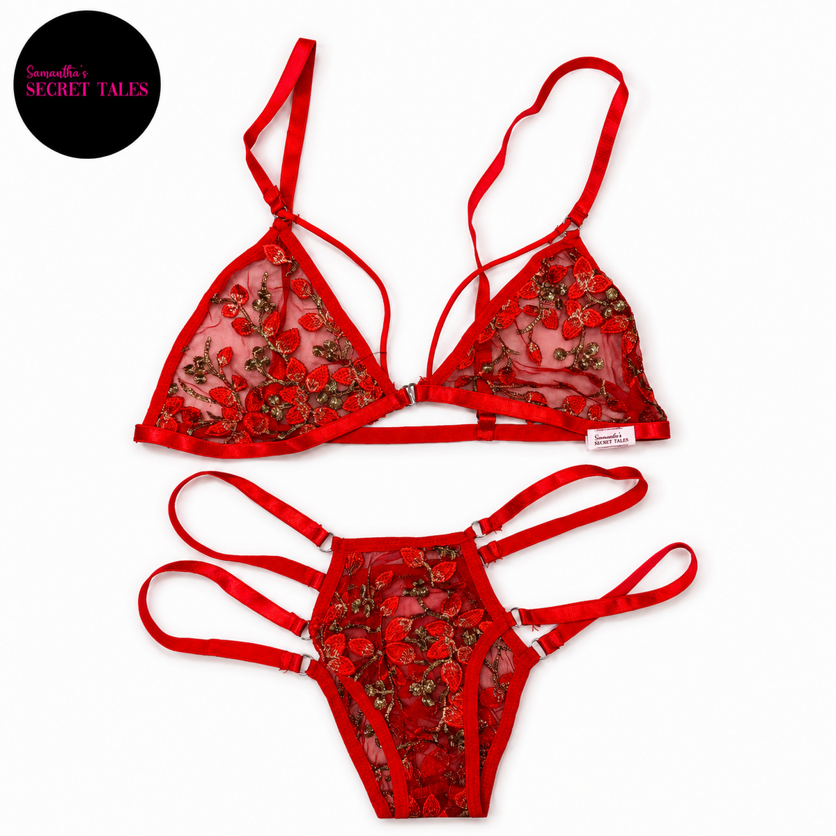 Red Lingerie Set